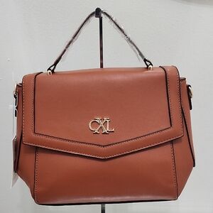 Women's RUST ART DECO ENVELOPE HANDBAG